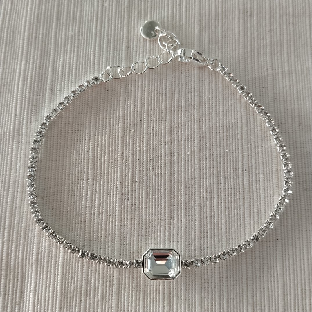 Pulsera acero blanco