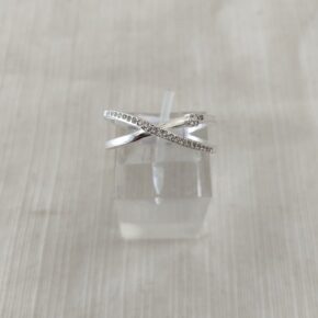 Anillo plata cubic y strass