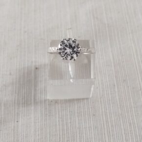 Anillo plata cubic y strass