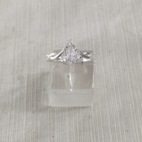 Anillo plata cubic y strass