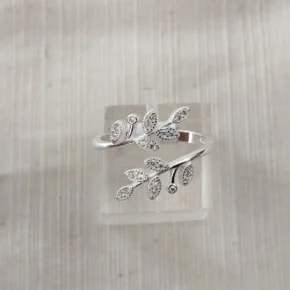 Anillo plata cubic y strass
