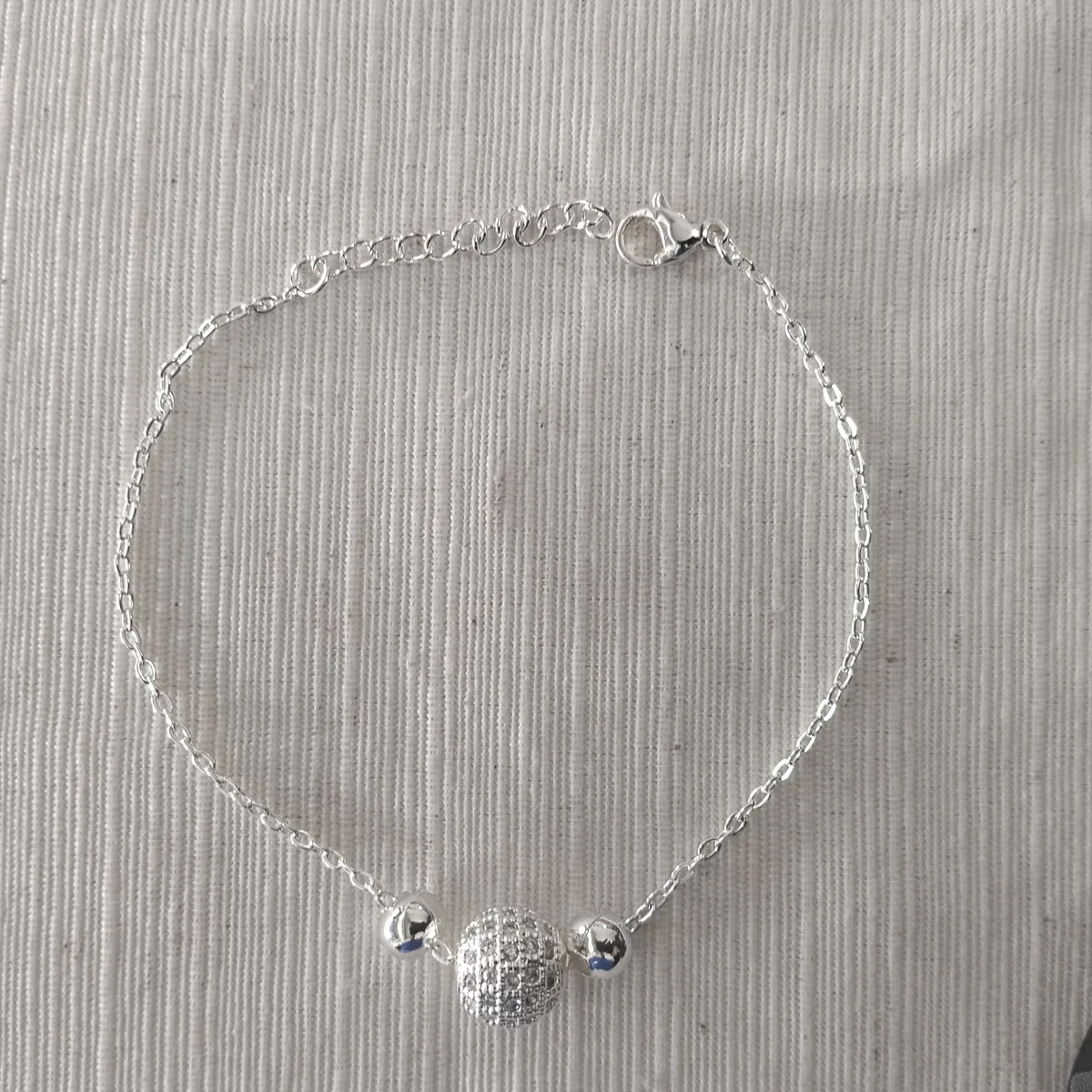 Pulsera acero blanco