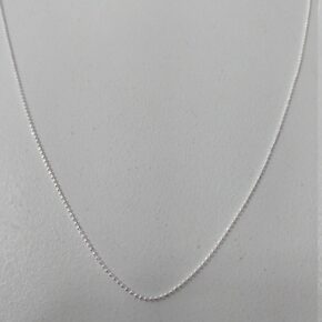 Cadena maciza de plata