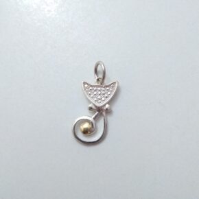 Dije plata y oro macizo