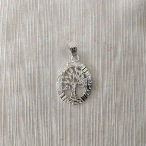 Dije plata y oro macizo