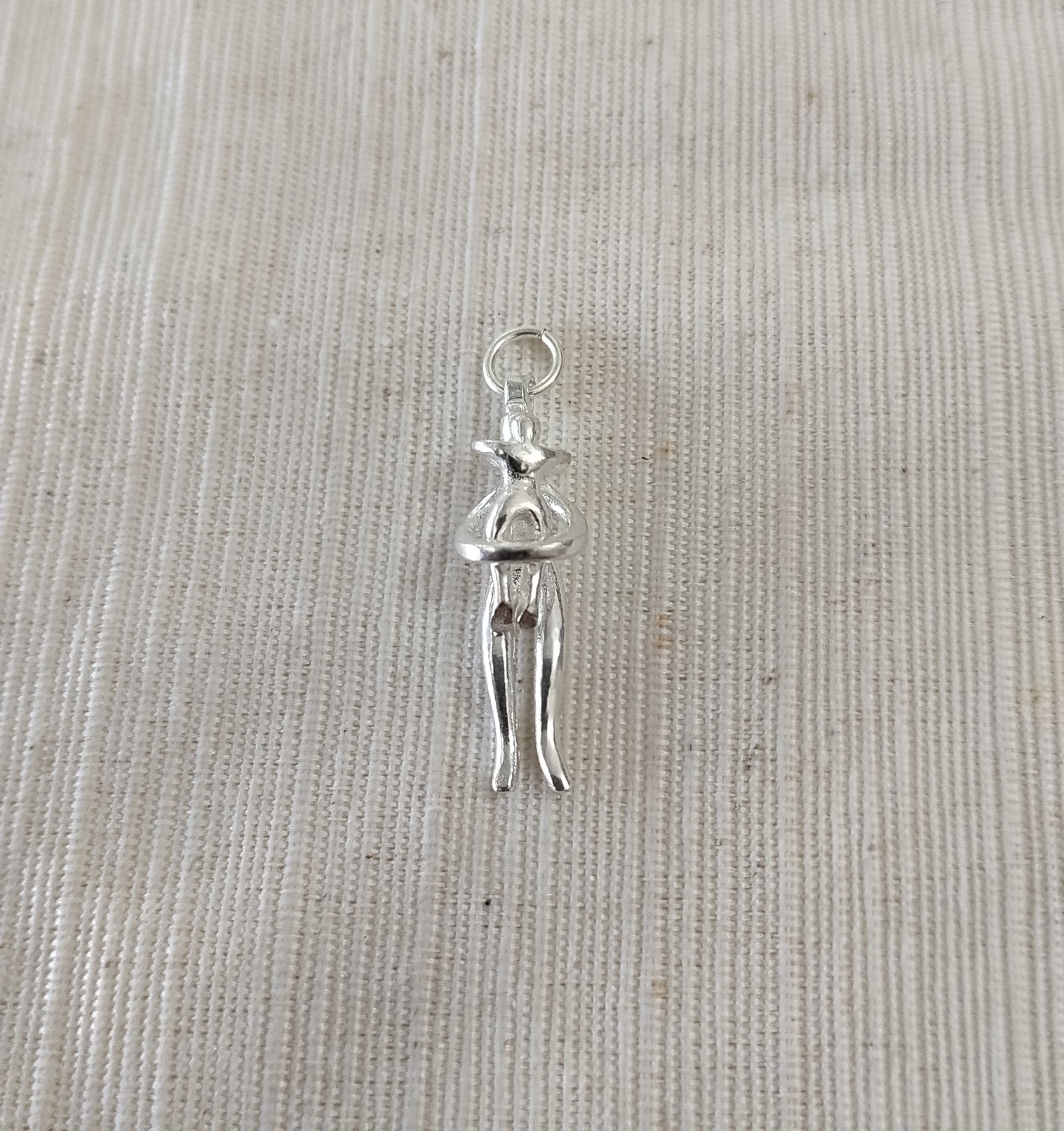 Dije plata 925 macizo
