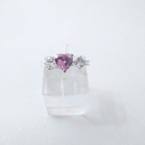 Anillo plata y piedra