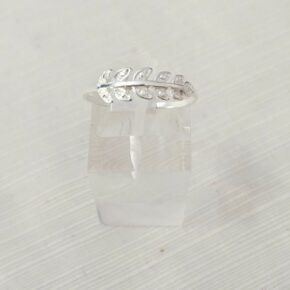 Anillo plata y piedra