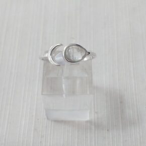 Anillo plata y piedra