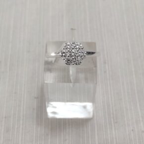Anillo plata y piedra
