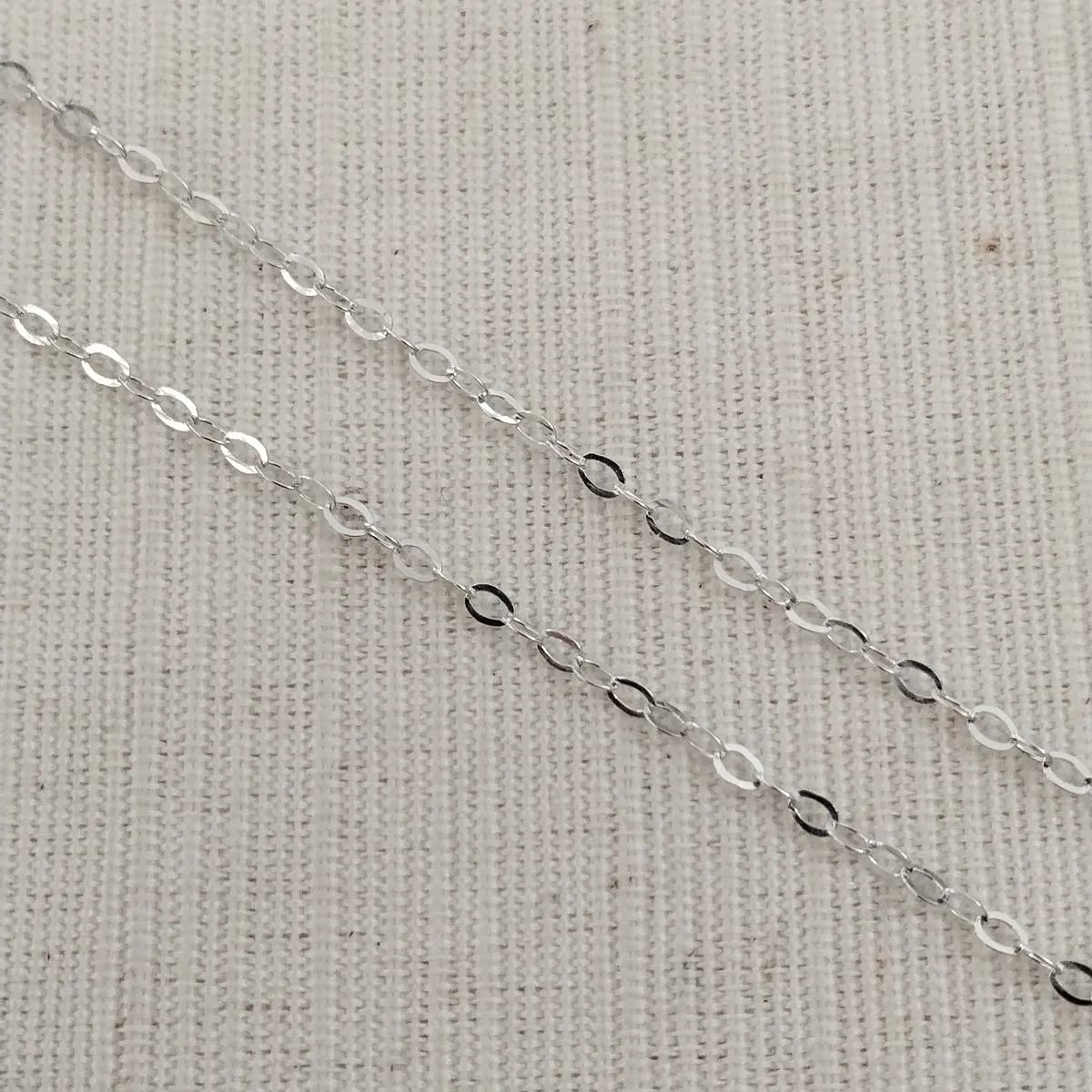 Cadena facetada de plata - Imagen 2