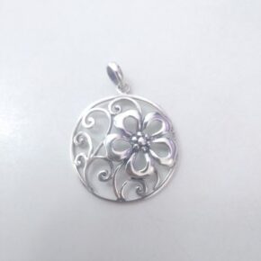 Dije plata 925 macizo