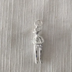 Dije plata 925 macizo