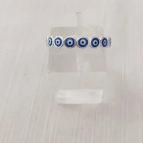 Anillo plata y piedra