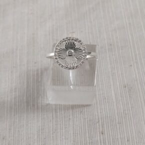 Anillo plata cubic y strass